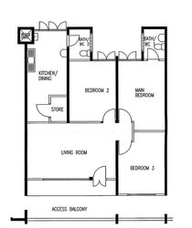 Blk 334 Woodlands Street 32 (Woodlands), HDB 4 Rooms #583003621